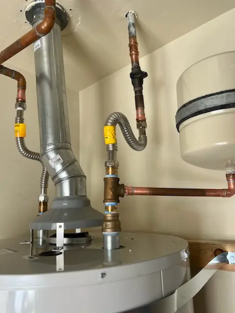 Water heater installation and plumbing repair in Claymont Terrace