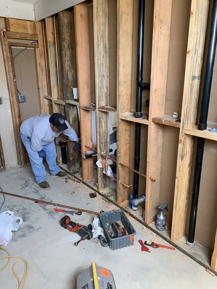 Commercial rough-in plumbing for Commercial Plumbing in Claymont Terrace